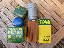 MANN Kraftstofffilter 842 848 Ölfilter 712