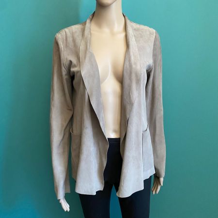 SALVATORE SANTORO Suede Lederjacke