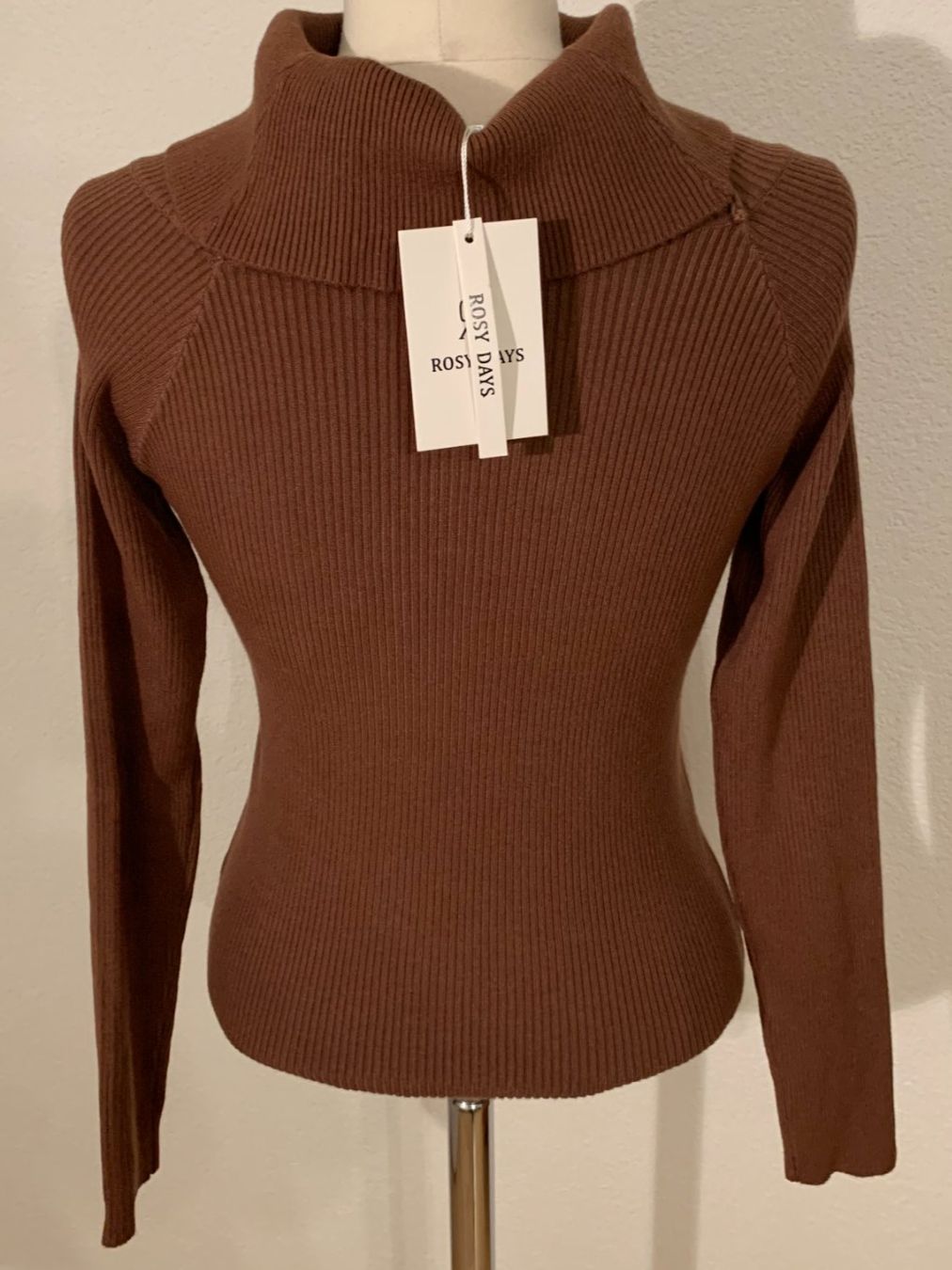 Maglioni & Felpe: ROSY DAYS Damen Strickpullover, Gr. TU, Braun, NEU – Nuovo e nell'imballaggio originale da Worb venduto da farben20zauber 1