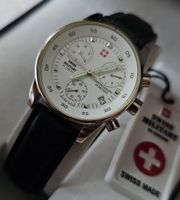 SWISS MILITARY Chronograph Mineralglas Elegante Damenuhr