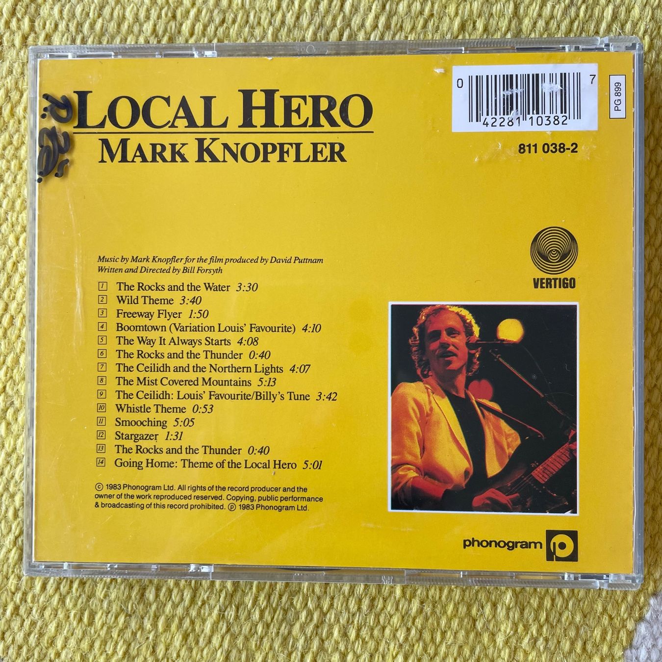 CD: MARK KNOPFLER DIRE STRAITS-LOCAL HERO – Usato da Rorschacherberg venduto da CD-Roli 1
