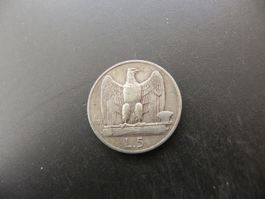 Italien 5 Lire 1927 Silber 5 g