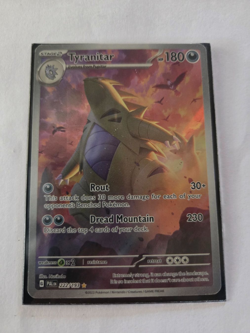 Pokémon Cartes à collectionner: Pokemon Tyranitar – D'occasion à Rothenthurm par nbds
