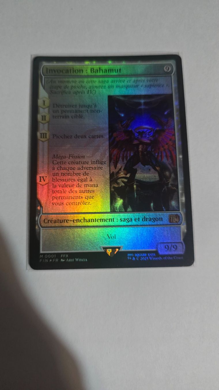 Magic The Gathering Sammelbilder & Trading cards: MTG Summon: Bahamut foil Final Fantasy mint – Neu (gemäss Beschreibung) aus Fribourg von japanaddict