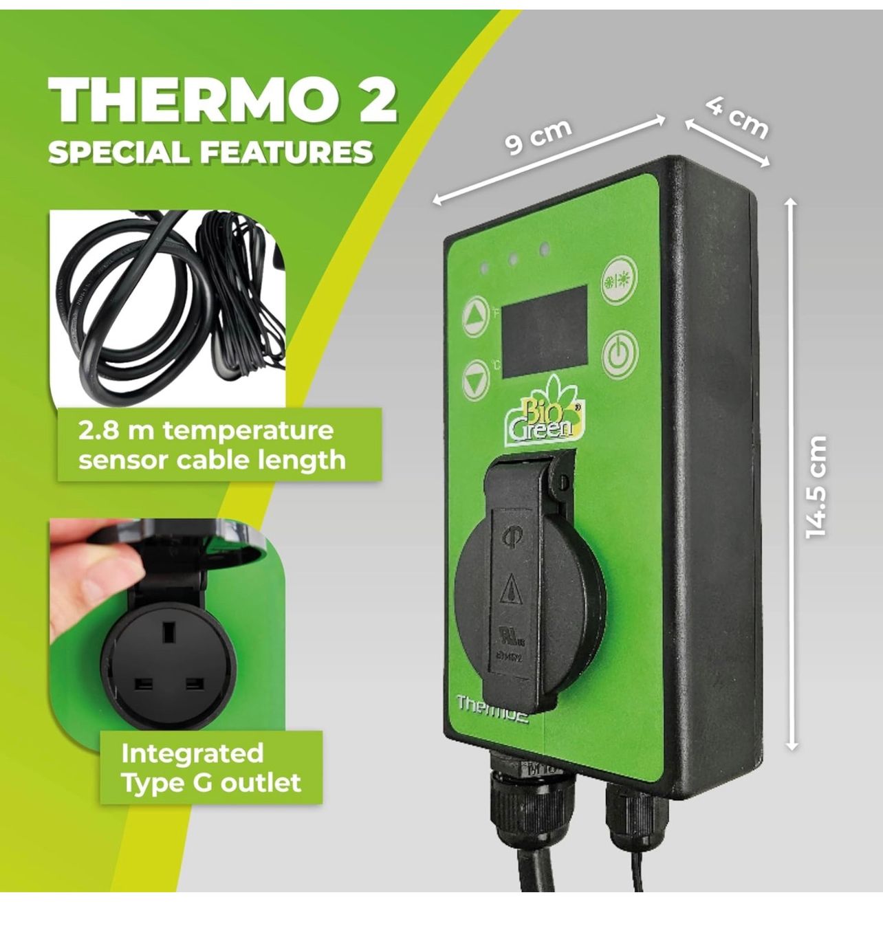 Messen: + Bio Green Gewächshaus Digital Thermostat – Neu und originalverpackt aus Amriswil von JaJa-Express 4