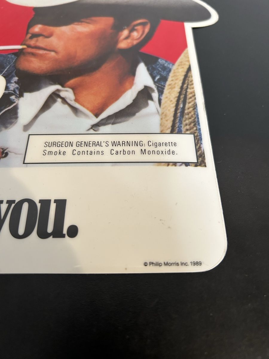 Marlboro Tabacchi: Marlboro Cowboy Aufkleber – Usato da Schliern b. Köniz venduto da Trebesch 1