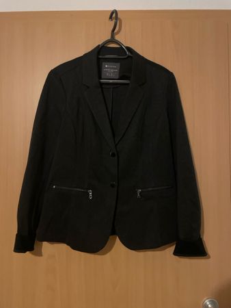 Street One Blazer in dunklem anthrazit gr 40
