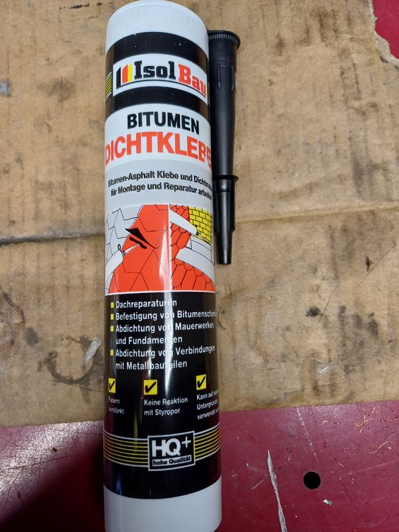 Bitumen Dichtmasse Und Kleber (12 X 310ml Kartusche) Zum Kleb, 45,00 - Foto 14