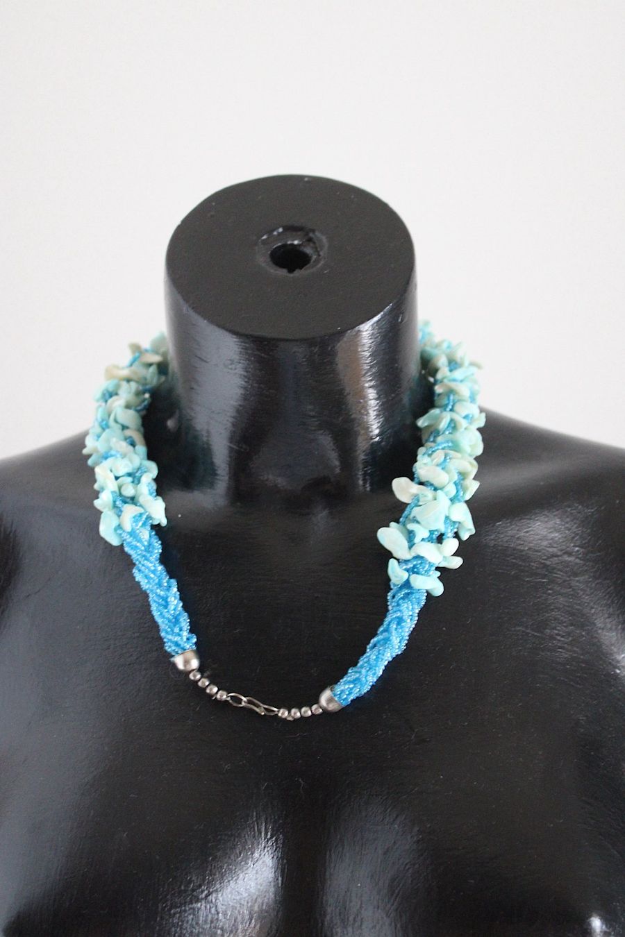 Ketten: Glas Perlen Kette mit verm. Muschelchips – Gebraucht aus Locarno von madame-tus-sauds 2
