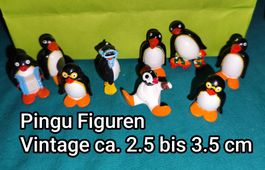 9 x PINGU Vintage Sammel Figuren Nostalgie Pur - Rarität!