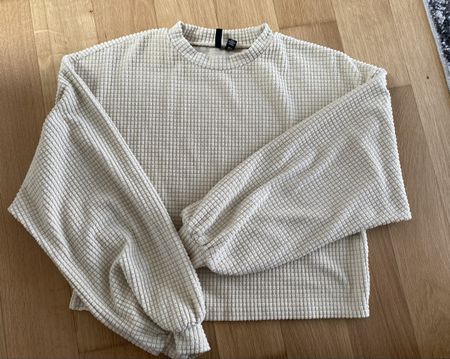 Vero Moda Crop, Grösse S, beige, kuschelig