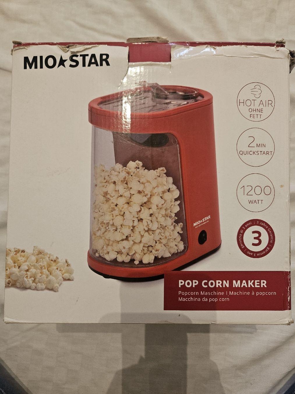 Mio Star Elettrodomestici da cucina: Machine à popcorn MioStar rouge – Usato da Thônex venduto da can.can