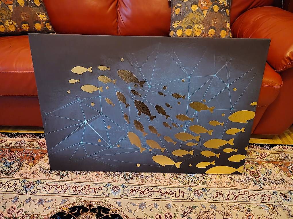 Tutte le decorazioni: Tableaux oiseaux, poissons et papillons  – Usato da Neuchâtel venduto da Ansofix 2