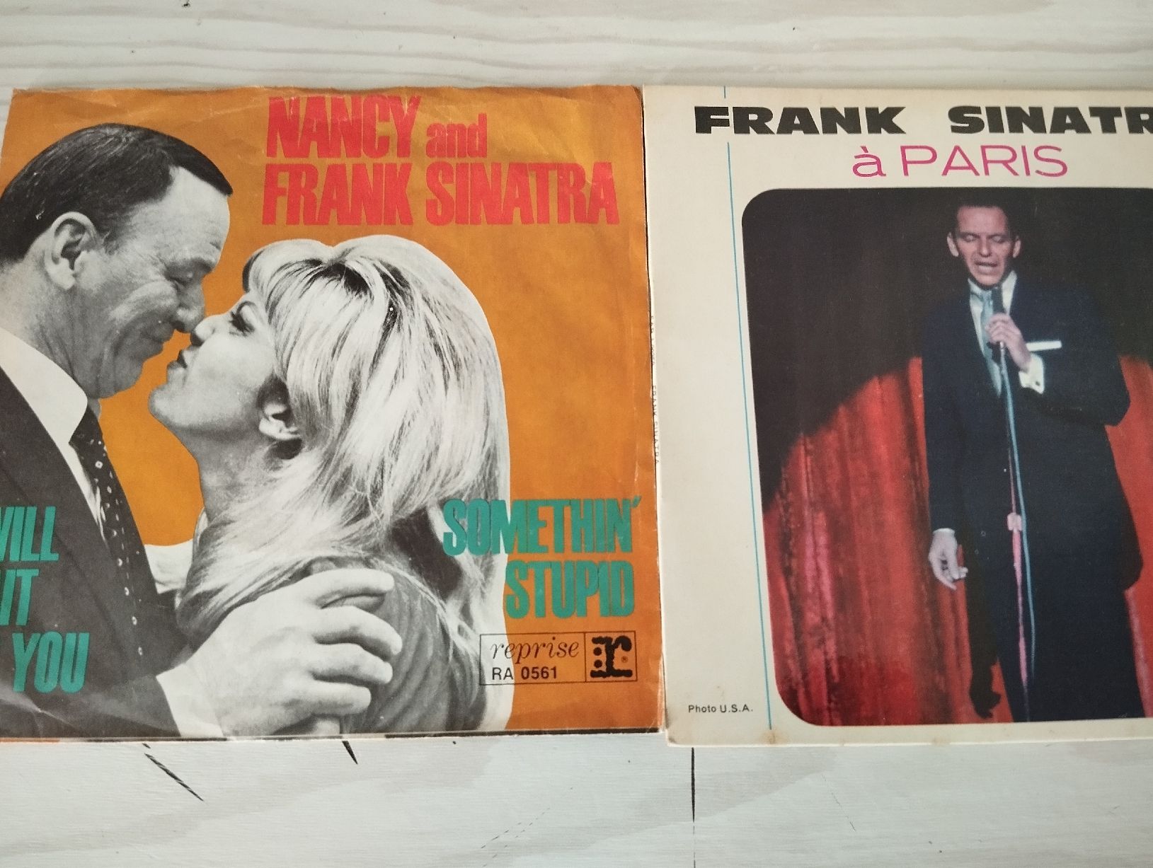 Dischi in vinile: 2 vinyles 45 tours de Frank Sinatra – Usato da Neuchâtel venduto da rod_b9kq