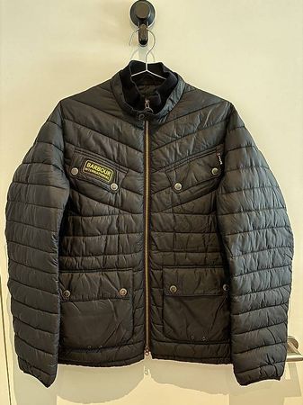 Barbour Steppjacke Herrenjacke navy/schwarz Gr. L