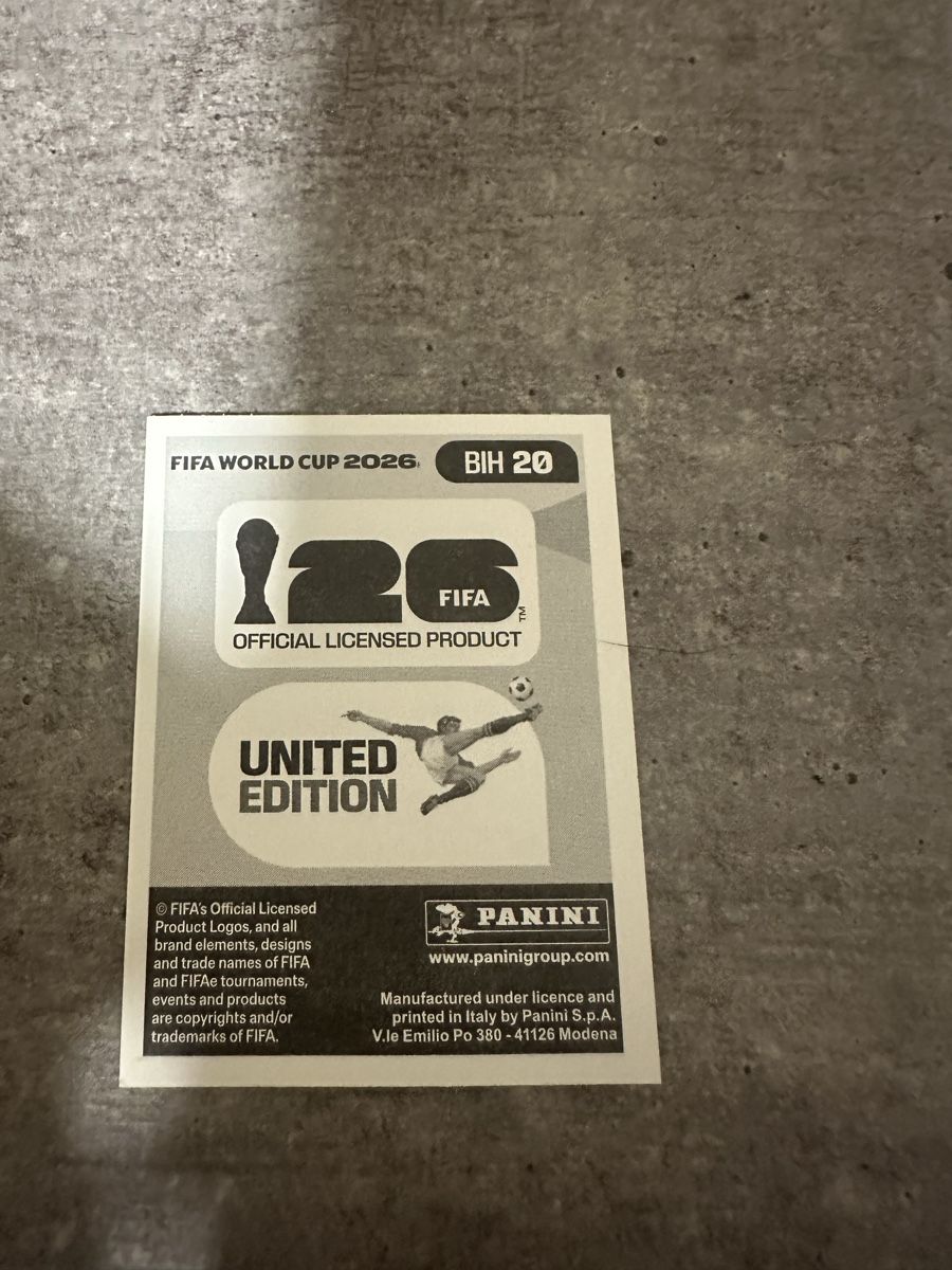 Panini Carte collezionabili: BIH 20 , FIFA WORLD CUP 2026 PANINI  – Nuovo (secondo la descrizione) da Frauenfeld venduto da 1PegPeg1 1