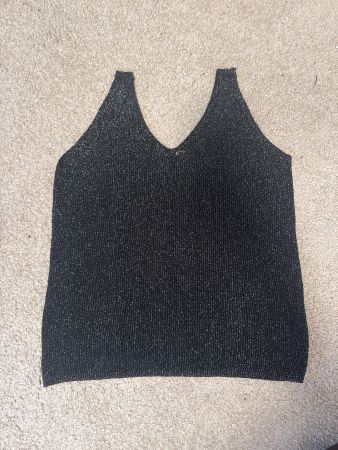 Glitzer Top, S, neu