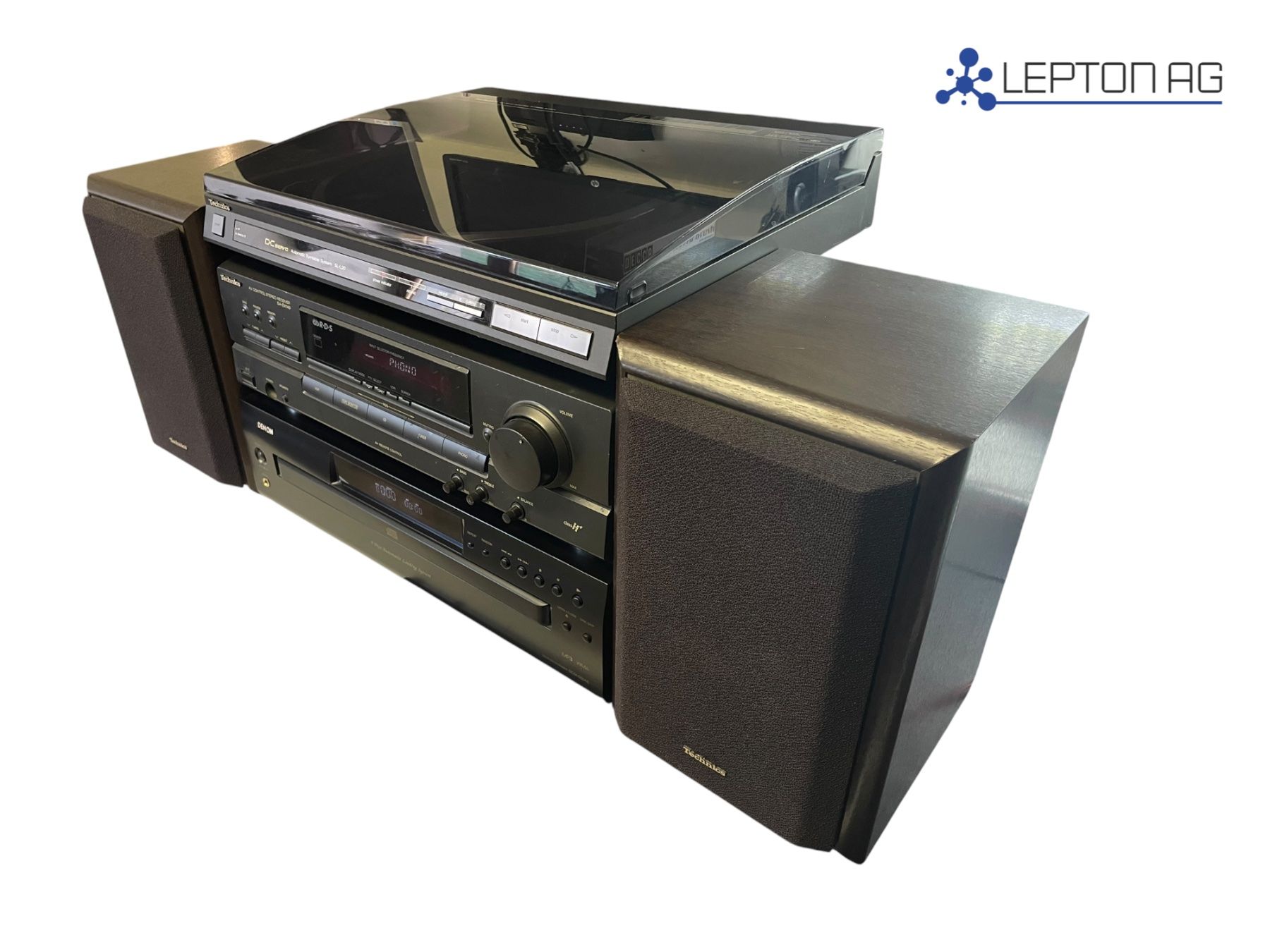 Technics Sistemi audio & multimediali: Technics Stereoanlage mit Denon 5x CD Wechsler/3 Komponenten – Usato da Niederdorf venduto da LeptonAG