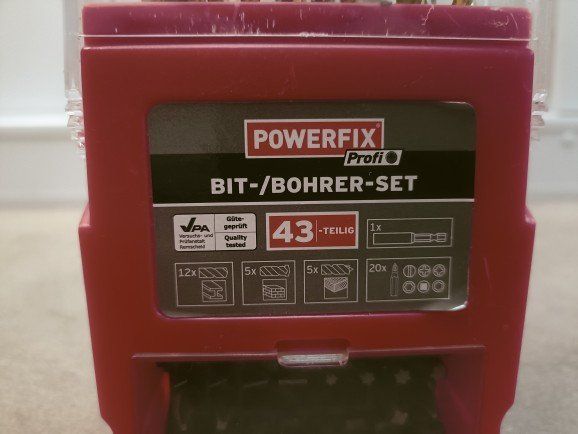 Kit bricolage: Powerfix Bit-/Bohrer-Set, 43-teilig, neuwertig, Top! – Nuovo e nell'imballaggio originale da Hombrechtikon venduto da Unser_Hofer 4