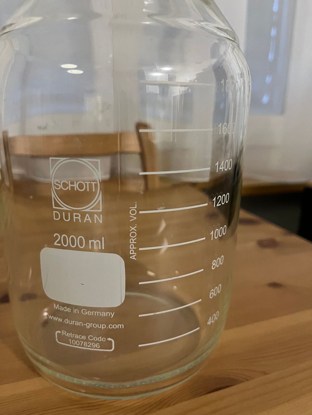Laboratorio & Camera oscura: 13 Schott Duran Flasche, Laborflaschen – Usato da St.Gallen venduto da Reto247 1