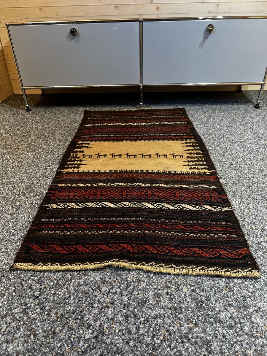 Kelim Tappeti: SOFREH  Afshar Antik Afghan 123 x 65 cm – Usato da Rothrist venduto da Gleitig 1