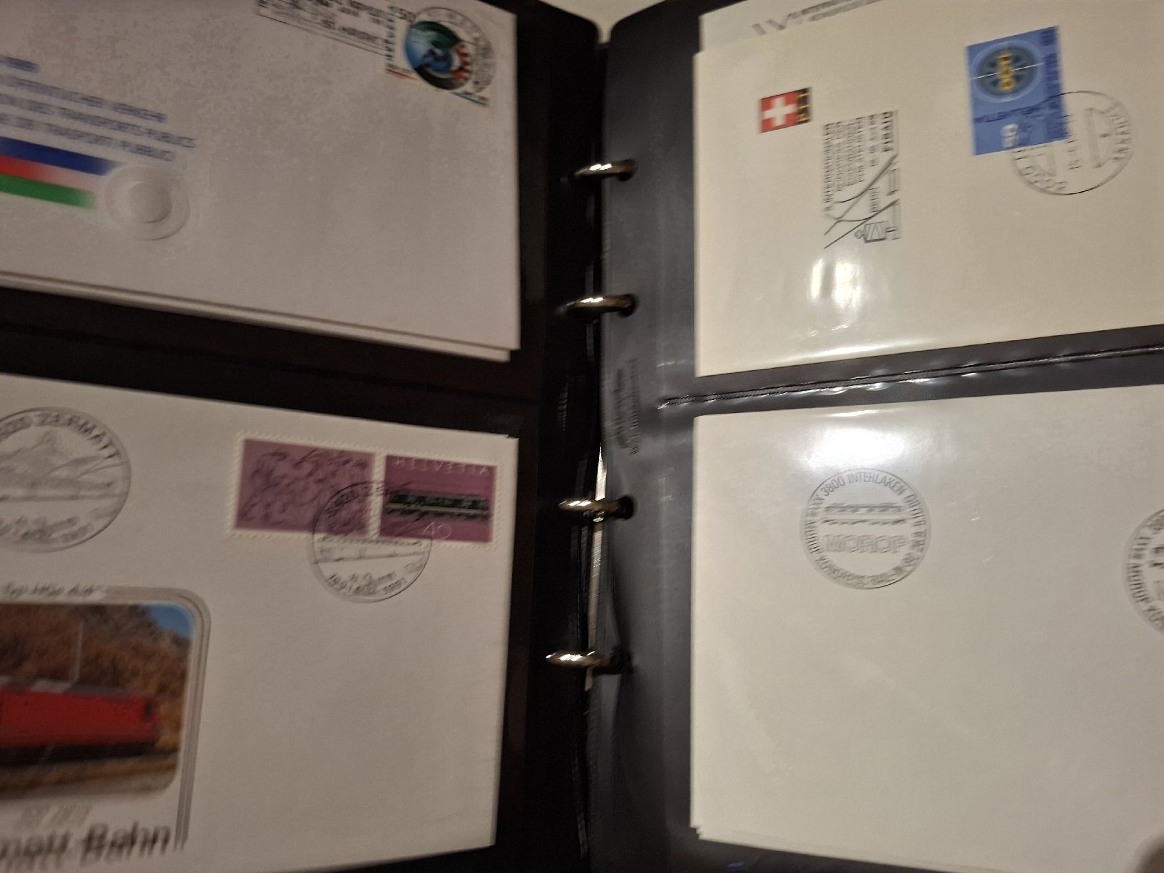 Alle Briefmarken: Dickes Album Bahnbelege  – Gebraucht aus Balgach von SIMEON27 3