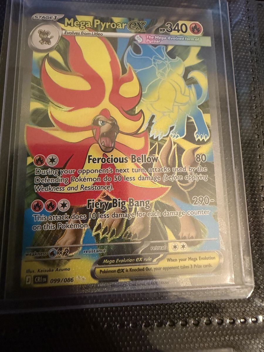 Cartes: Mega Pyroar ex, 099, english – Neuf avec emballage d'origine à Genestrerio par Ryqz17