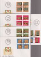 PJ-FDC-Serie 1987. Mit 4-er-Block's.
