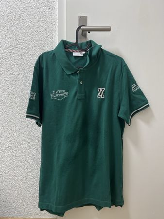VICOMTE A. Polo Shirt Grün Gr. L - Top Zustand