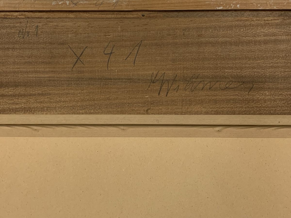 Dipinti: K. WEBER 1960  – Usato da Wolfhalden venduto da SecondAntique 5