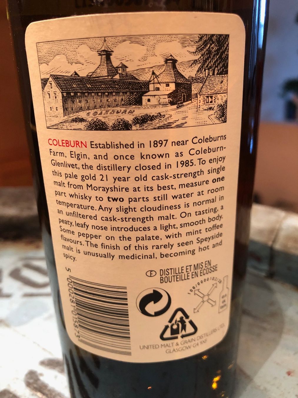 Spirituosen: Coleburn Rare Malts 1979 – Neu und originalverpackt aus Aarwangen von concorde58 3