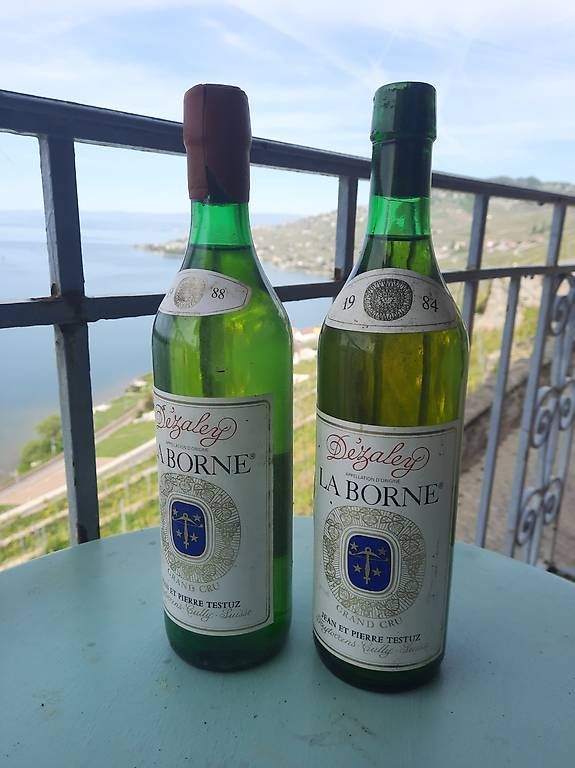 Vino: Bouteilles de vin Dézaley Testuz La Borne de collection – Nuovo e nell'imballaggio originale da Puidoux venduto da big_sn27