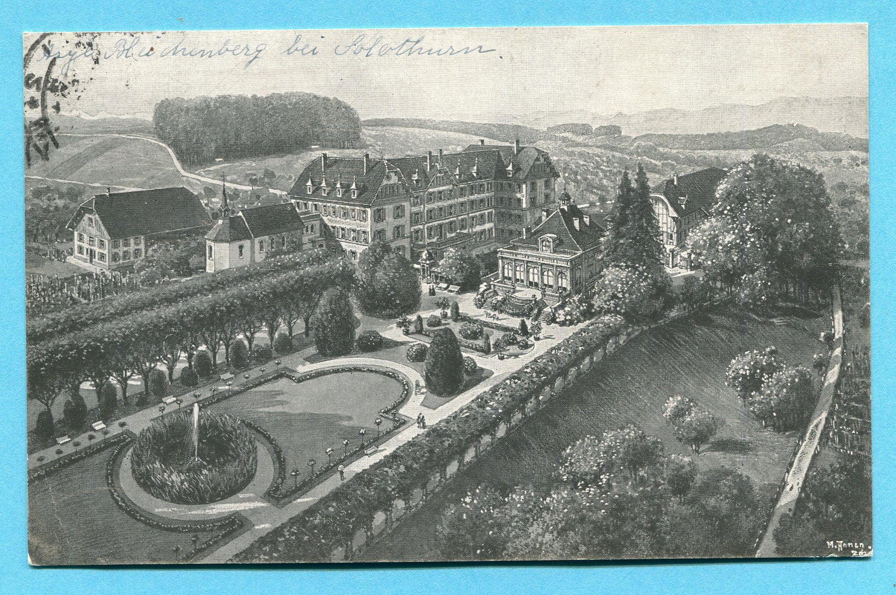 Ansichtskarten: Gruss vom Bleichenberg, gestempelt Solothurn 1937 – Gebraucht aus Opfikon von Prophila