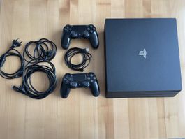 Sony PlayStation 4 Pro 1TB Konsole mit Zubehör