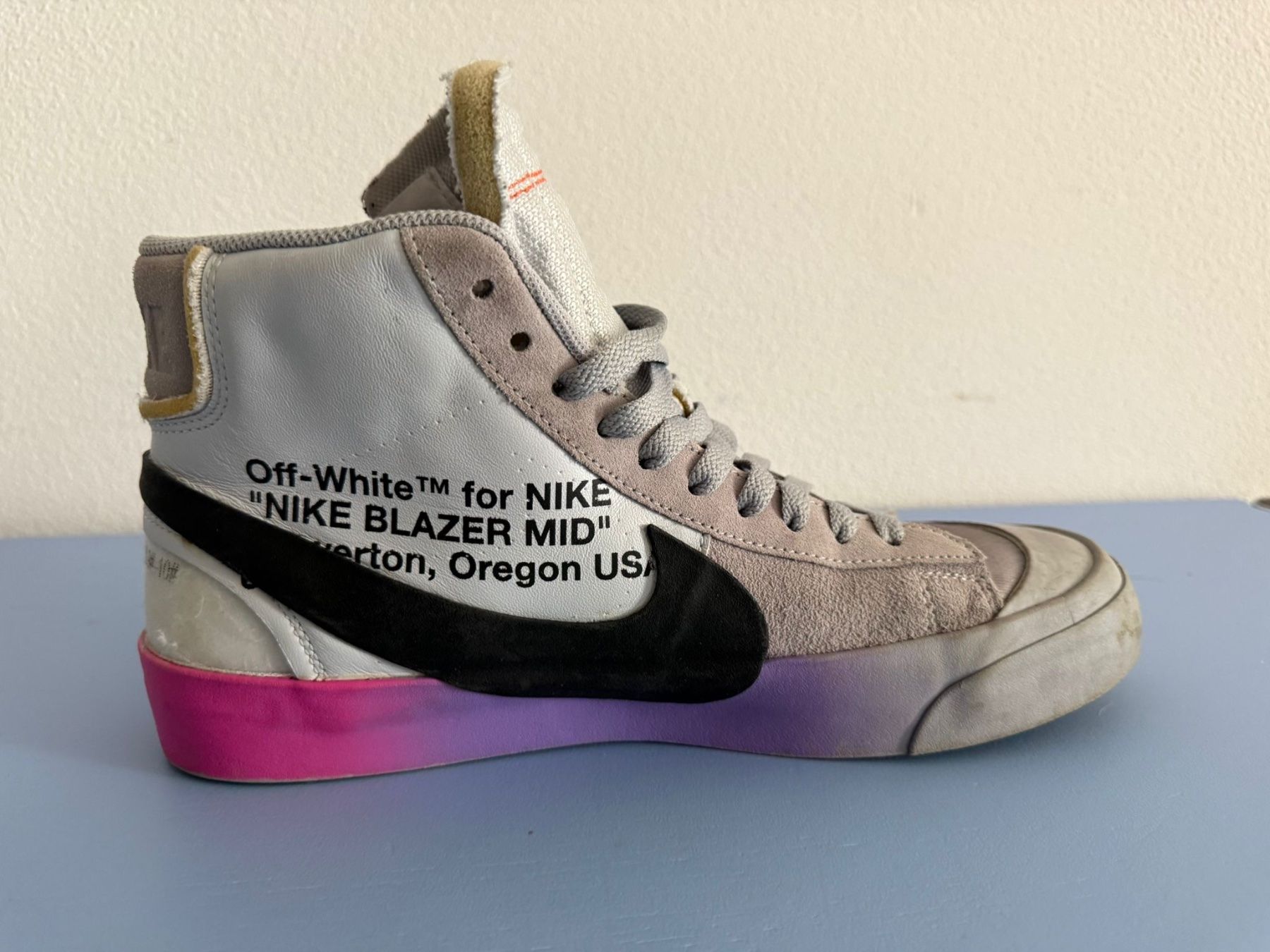 Nike Scarpe da uomo: Nike Blazer Mid Off-White Gr. 43 – Usato da Luzern venduto da luc_fw2x 2