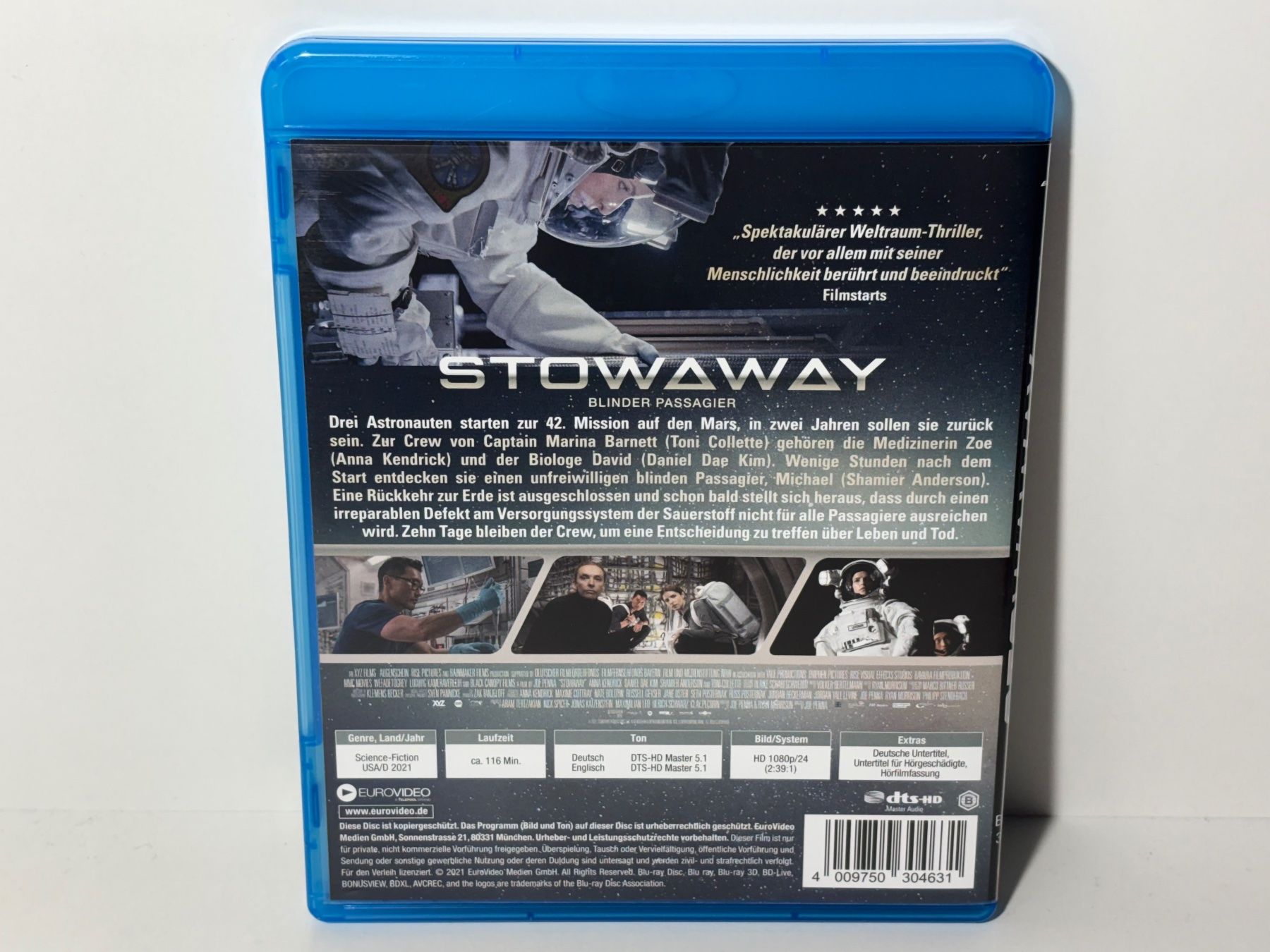 Alle DVDs: Stowaway - Blinder Passagier Blu Ray – Gebraucht aus Wilderswil von Sstriker 1