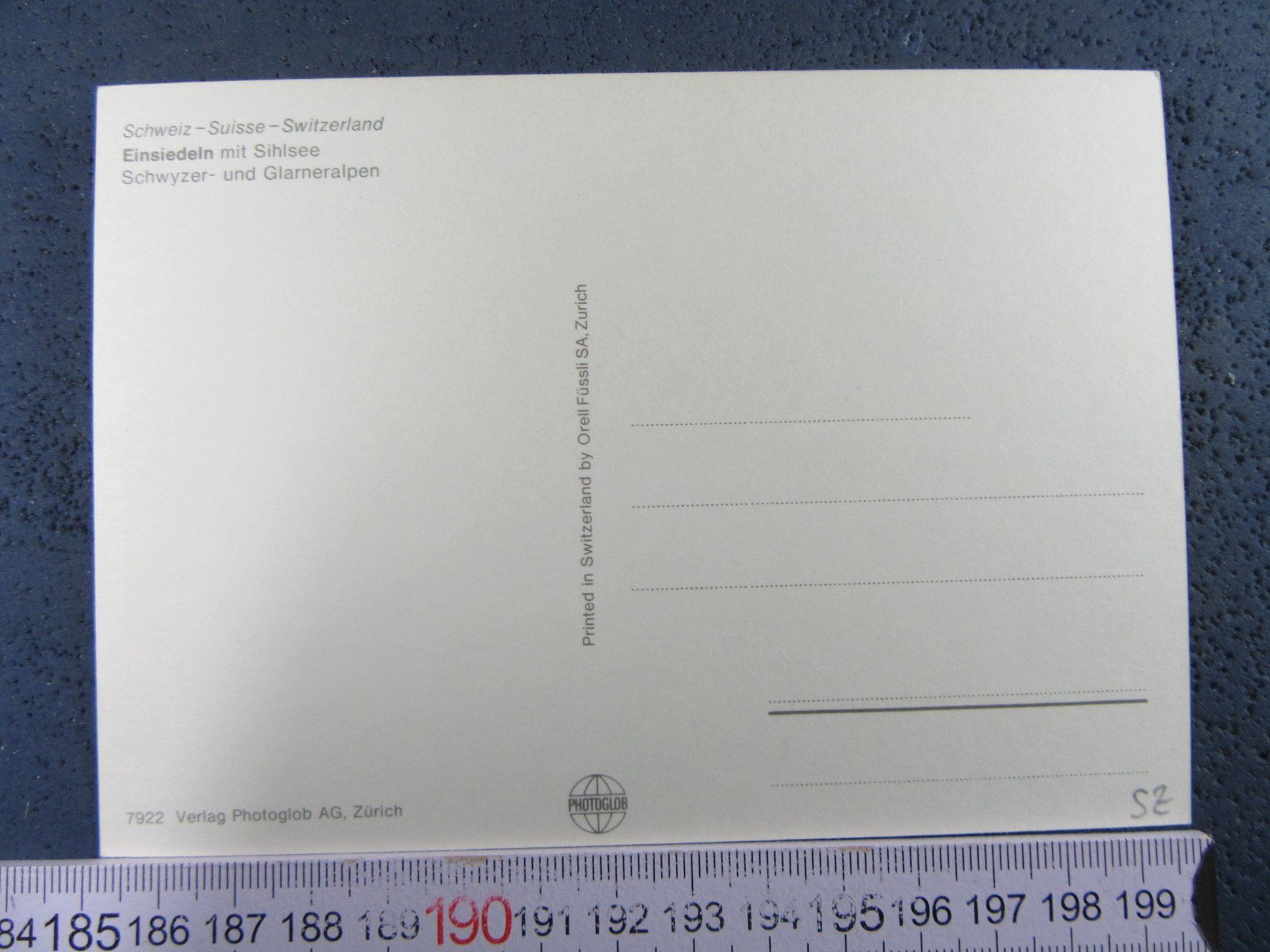 Cartoline postali: EINSIEDELN MIT SIHLSEE LUFTBILD SZ AK – Usato da Ettingen venduto da Hausi4711 1