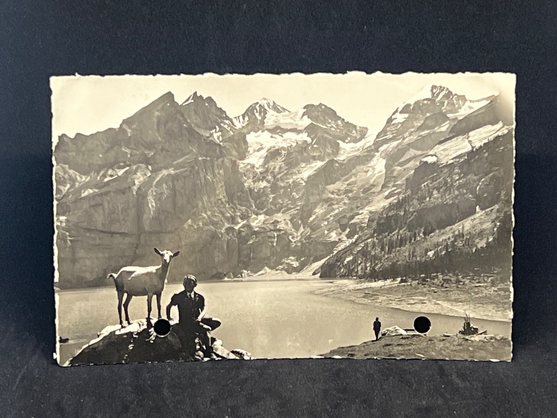 Cartoline postali: Kandersteg, Oeschinensee, Blümlisalp – Usato da Widnau venduto da Brusi9
