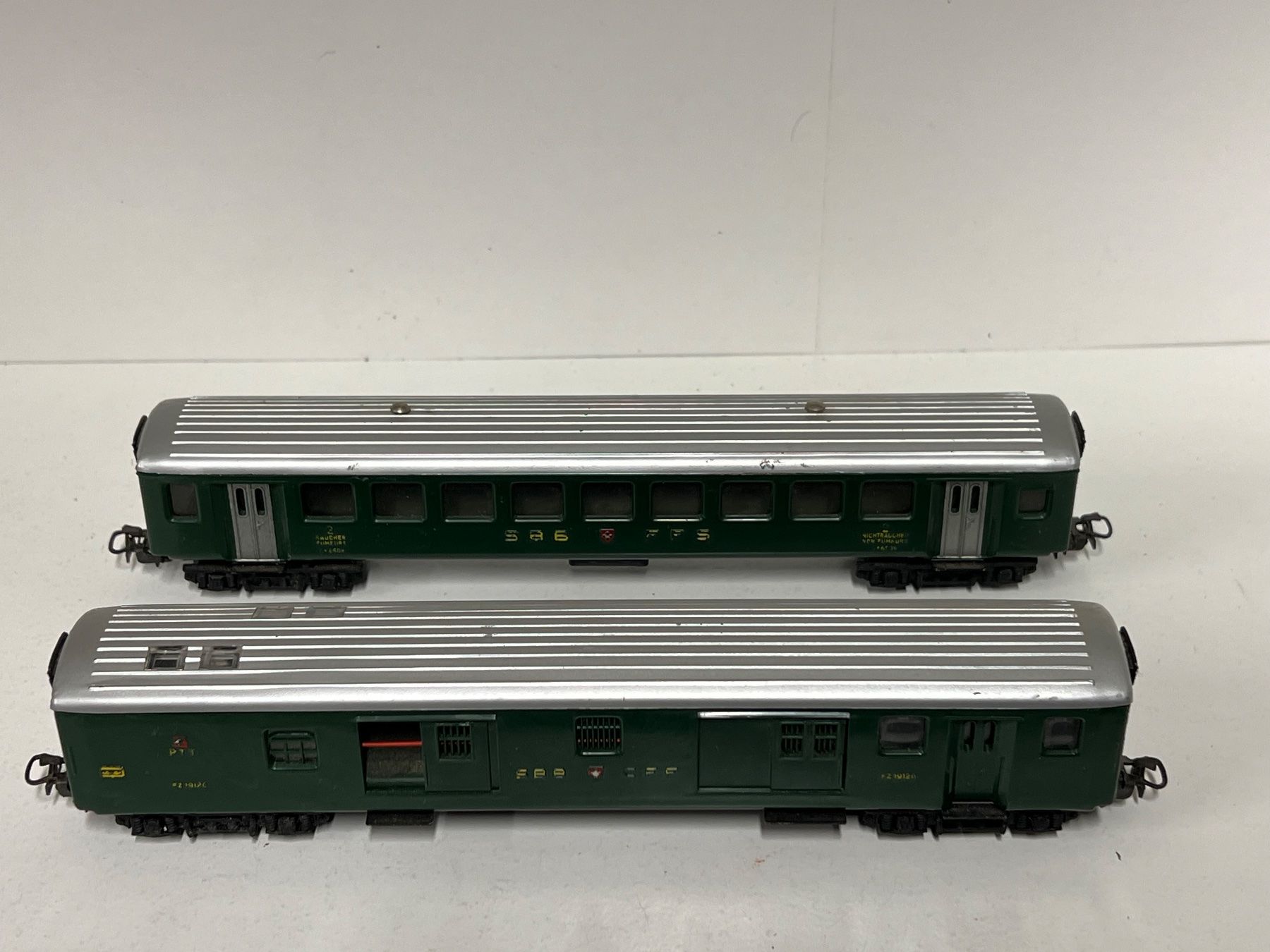 Hag Modellini di ferrovie: HAG H0 SBB 2 Wagen – Usato da Geroldswil venduto da TopTrain54