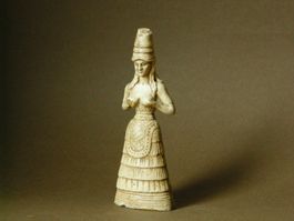Alte Statue / Skulptur / Akt