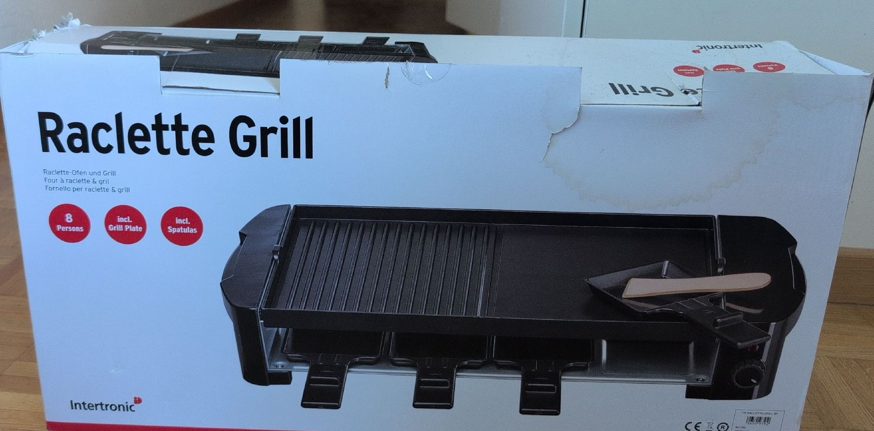 Raclette Grill von Intertronic für 8 Personen - Neuwertig (Neu (gemäss ...
