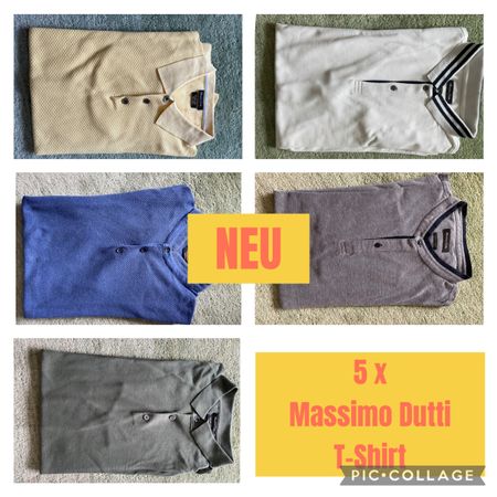 NEU Massimo Dutti Poloshirt Herren Sommer XL