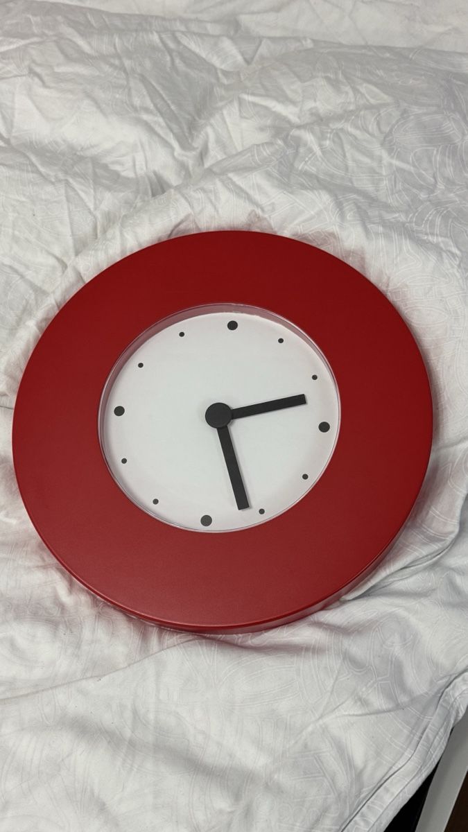 Ikea Lampen: Vintage Ikea Wanduhr Rot – Gebraucht aus Chur von arxi 2