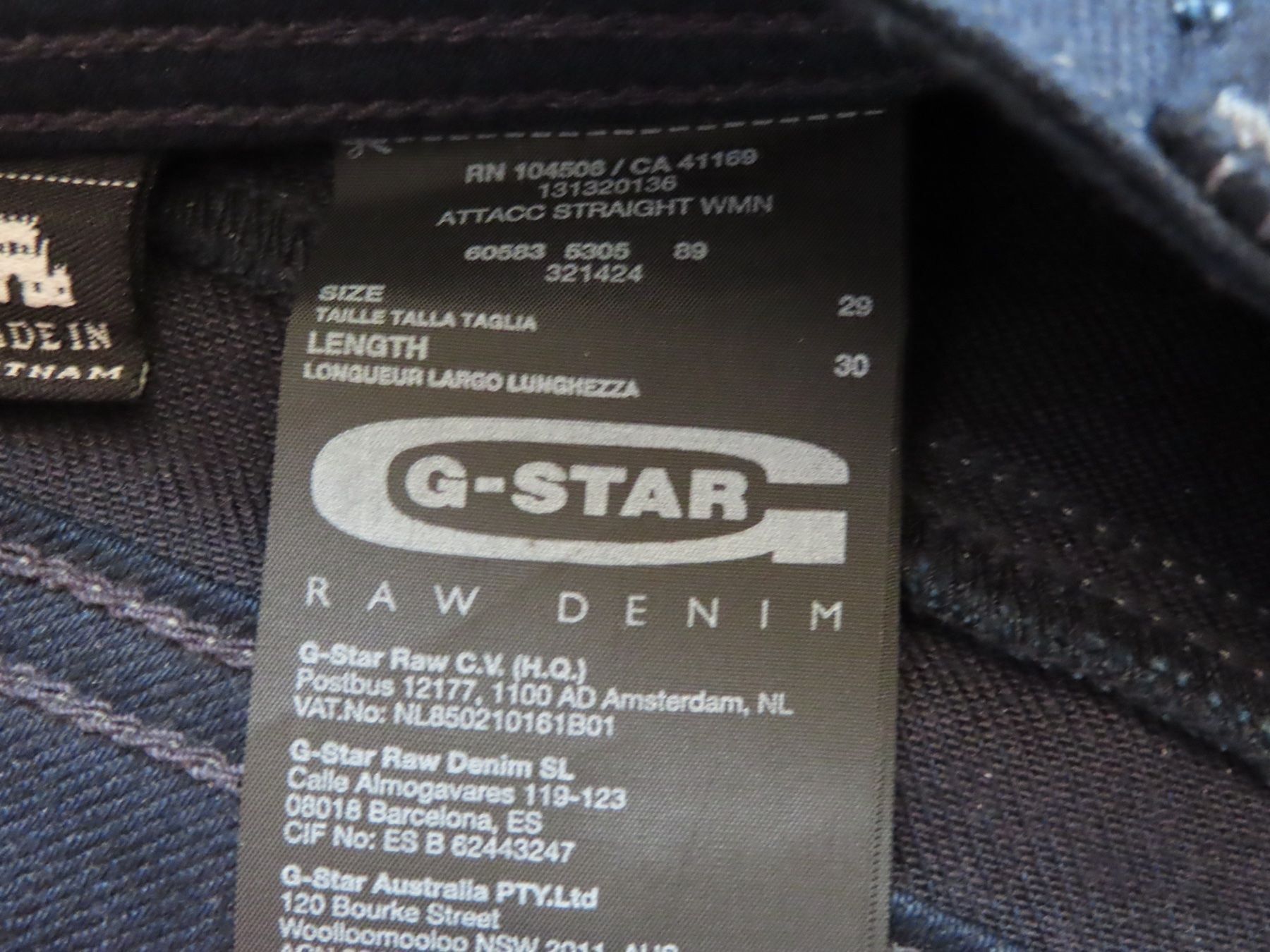 G-Star Jeans: Jeans G-STAR RAW W29 L30 ***NEU*** – Nuovo e nell'imballaggio originale da Wallenried venduto da Asyano 5