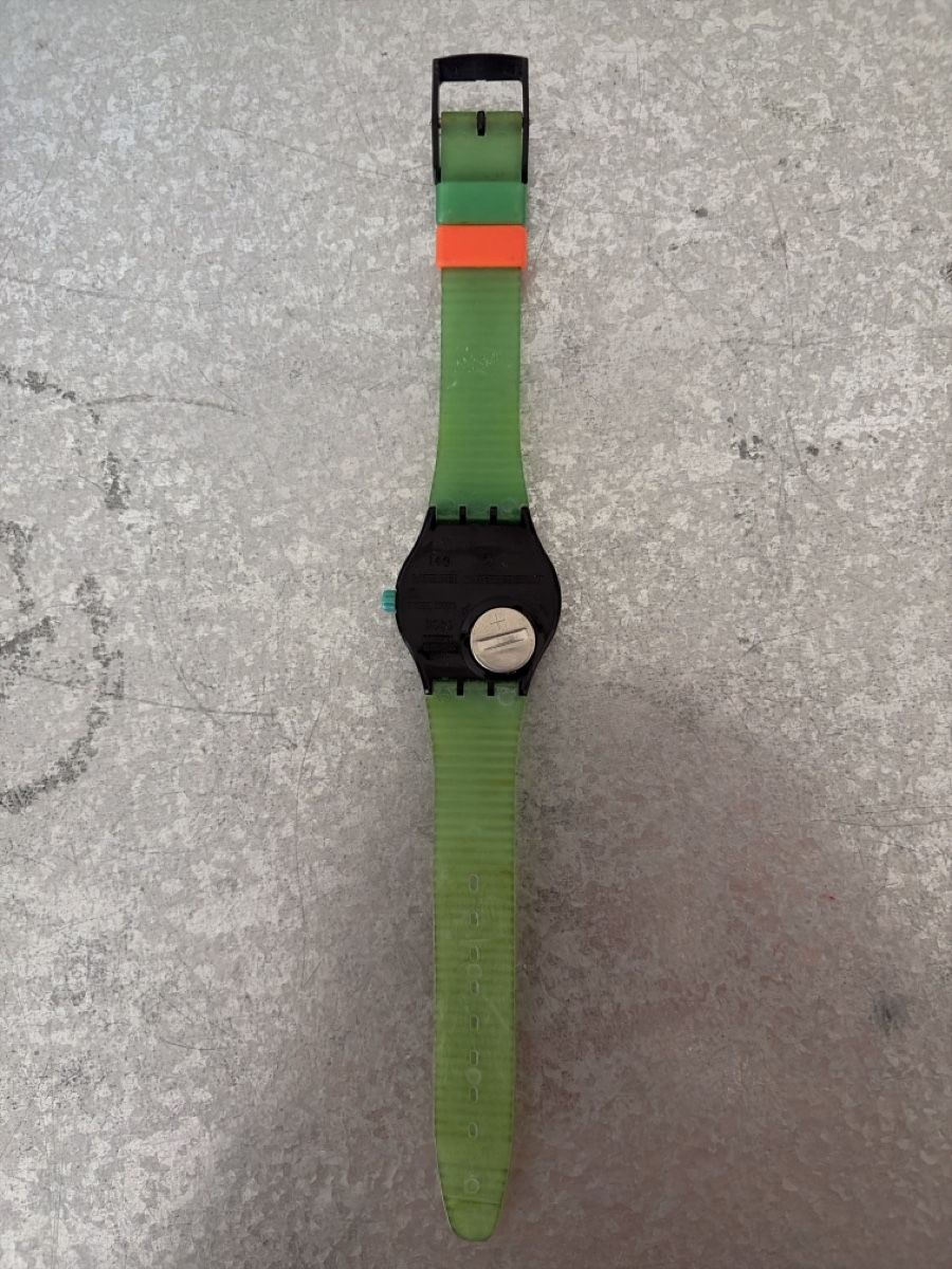 Swatch Uhren: Swatch Stop-watch Grünes Armband gebraucht – Gebraucht aus Belp von feebo 3