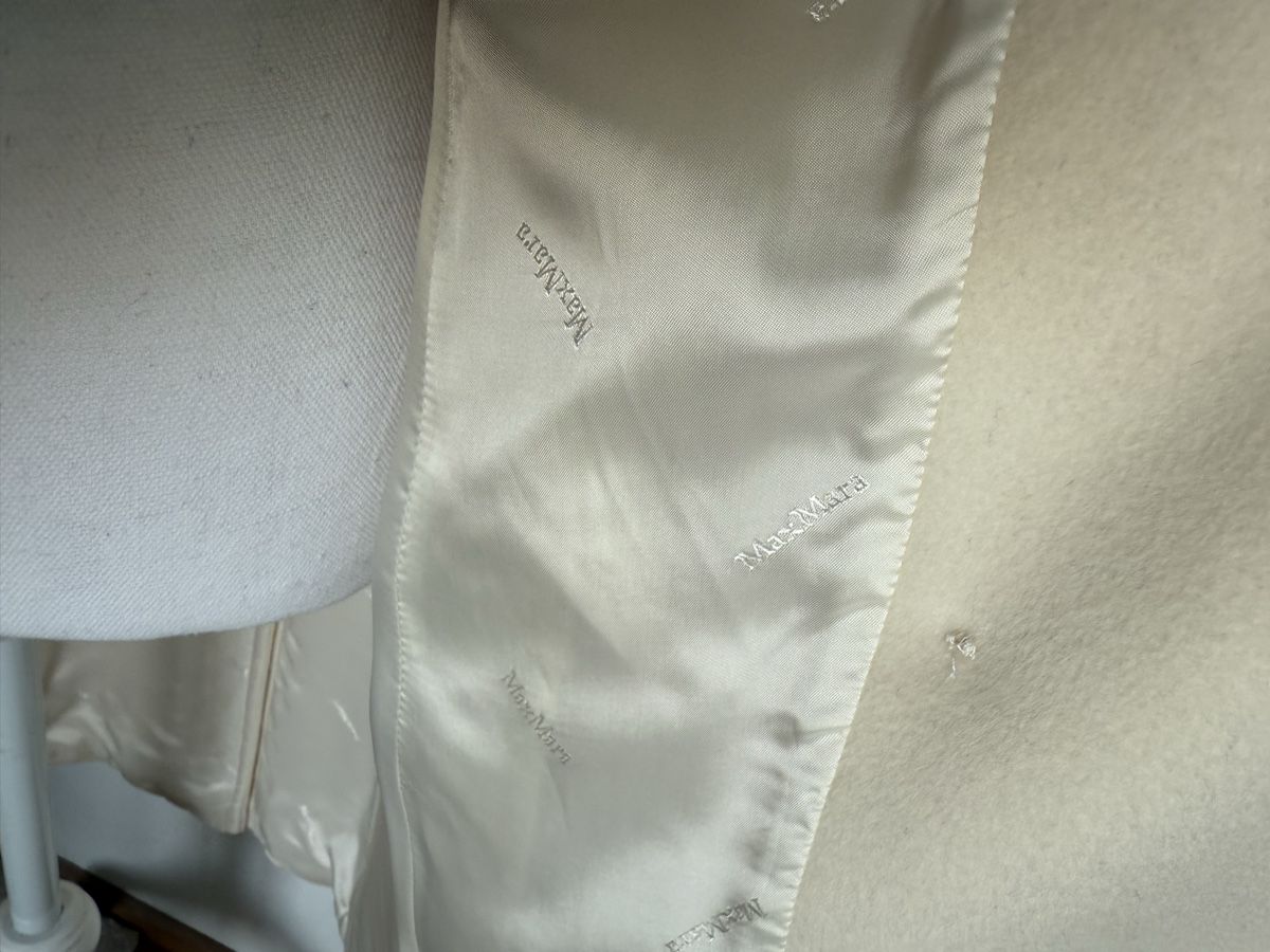 Max Mara Cappotti: Max Mara Mantel Gr 38 Creme – Usato da Savigny venduto da linda2402 4
