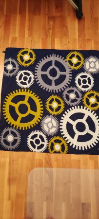 Rotary Inner Wheel Seidenfoulard Schal