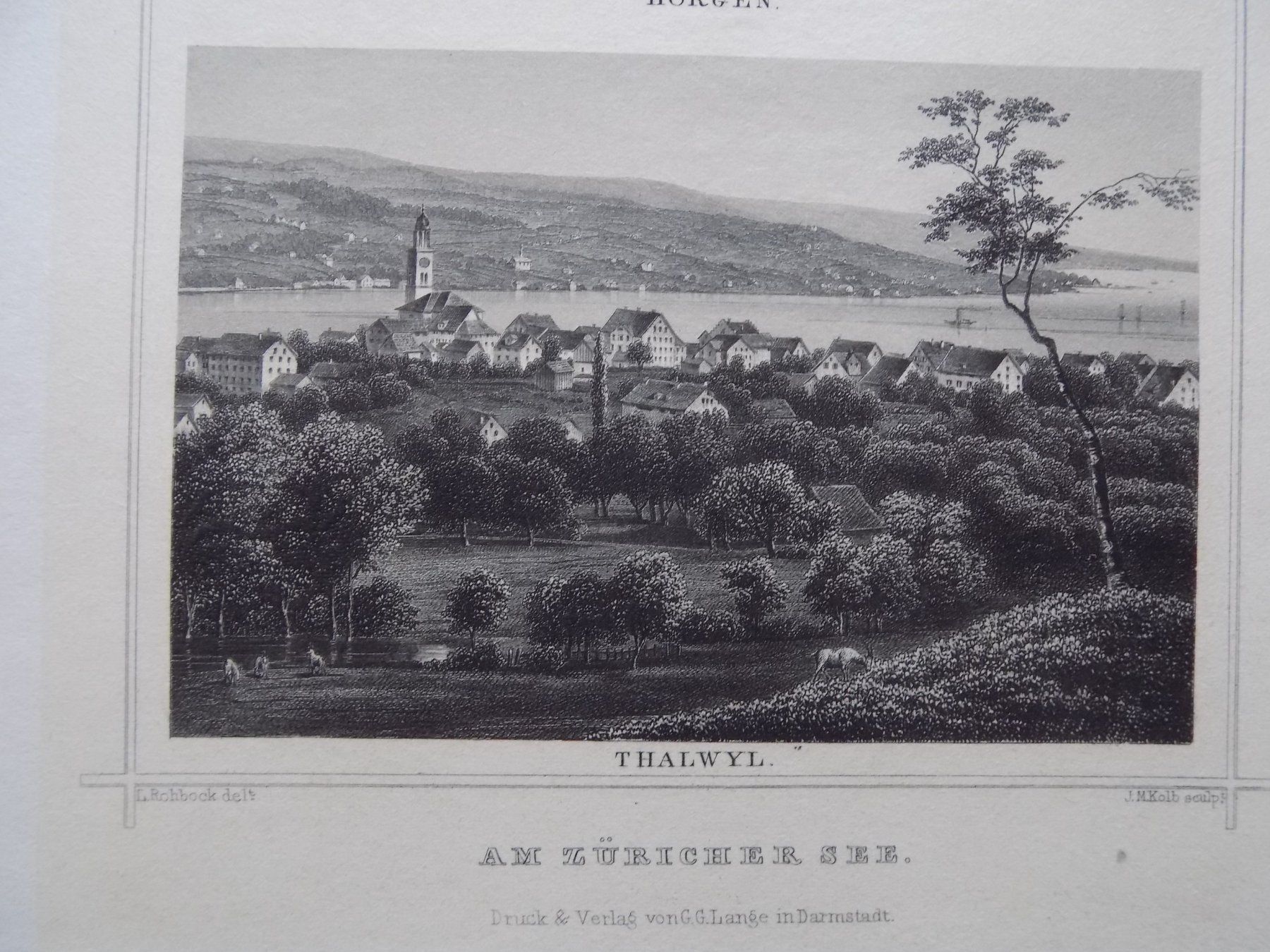 Gravures: Horgen Thalwil – D'occasion à Risch par Rischli15 2