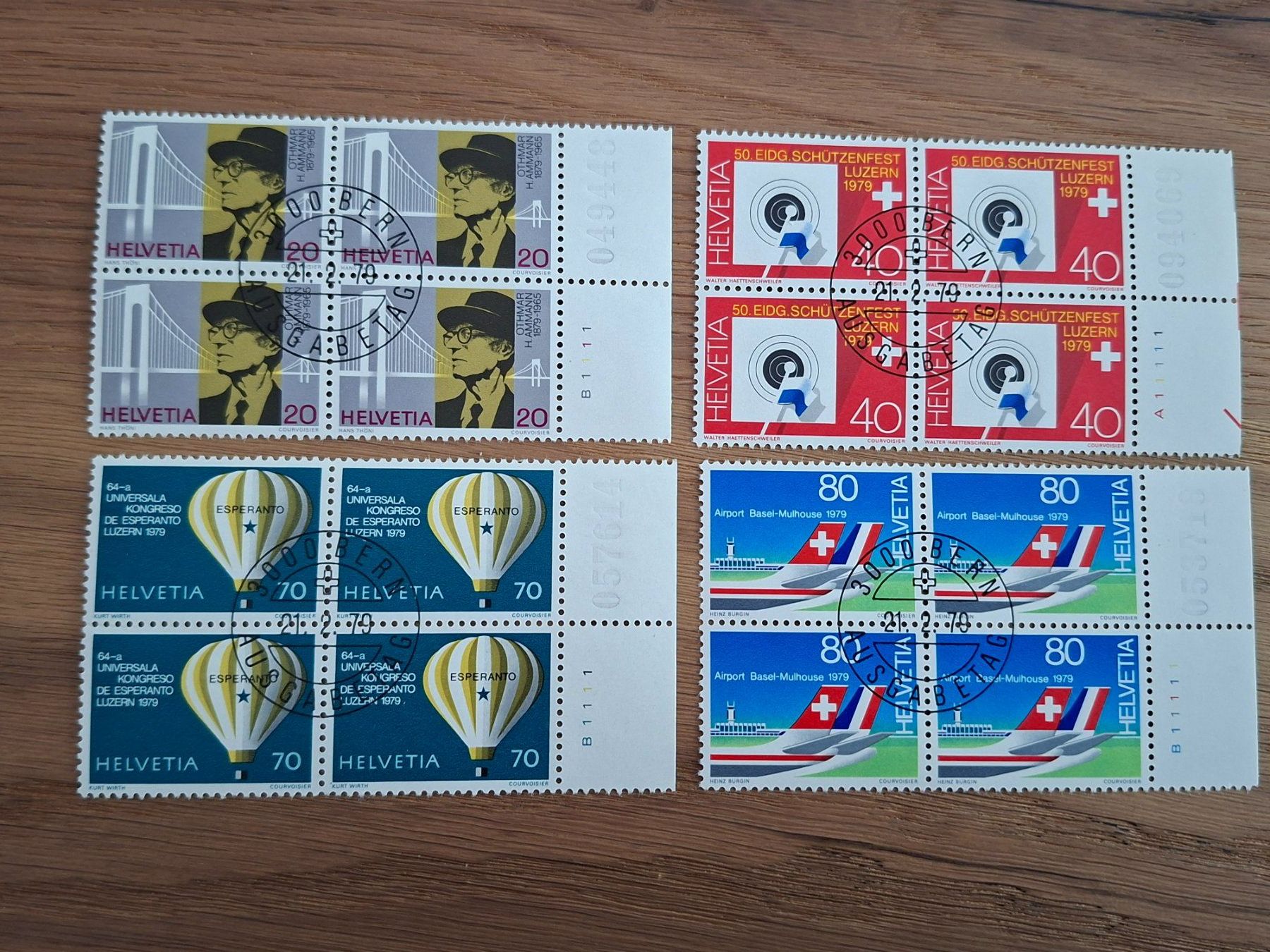 Tutti i francobolli: 4er Blocks: Werbemarken I 1979 – Nuovo (secondo la descrizione) da Hinterkappelen venduto da 1399