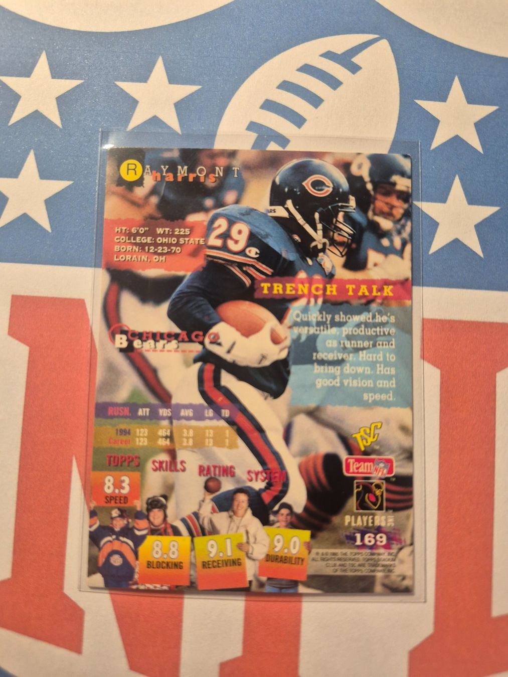 NFL Cartes à collectionner: NFL Raymont Harris Chicago Bears – D'occasion à Treiten par Sauber73 1